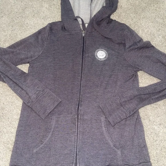 Ivory Ella Zip Up Hoodie Jacket Lavender Purple Size Small - Picture 3 of 7